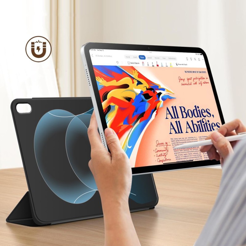 TECH-PROTECT SMARTCASE MAGNETIC калъф с магнити за iPad 10.9” (10/2022) / iPad 11” (11/2025) черен - 5906302363094