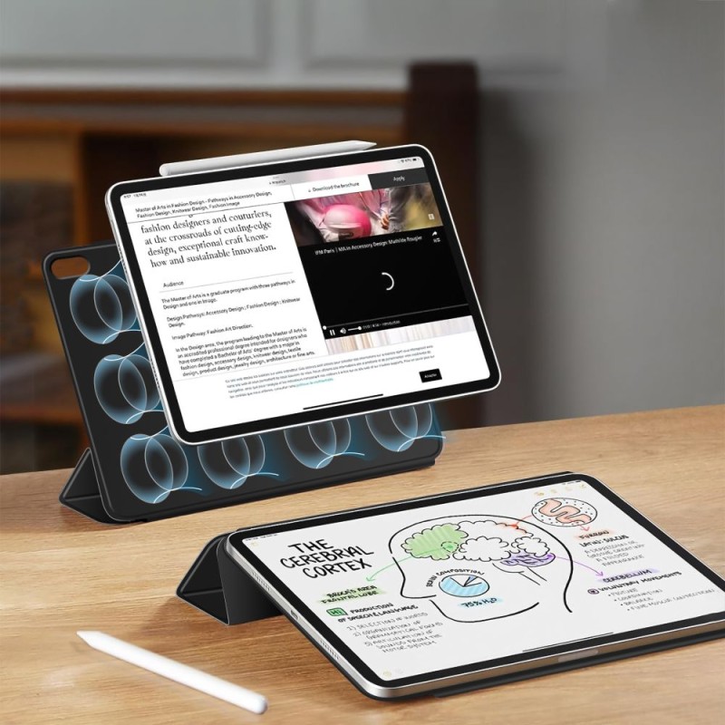 TECH-PROTECT SMARTCASE MAGNETIC калъф с магнити за iPad 10.9” (10/2022) / iPad 11” (11/2025) черен - 5906302363094