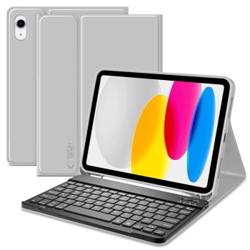 Tech-Protect SC Pen + клавиатура за iPad 10.9” (10/2022) и 11” (11/2025) сива