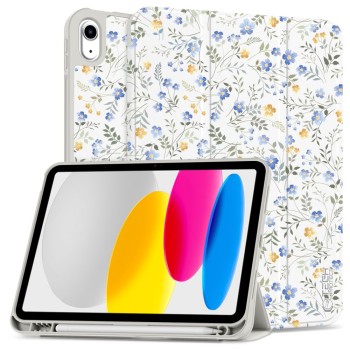 Tech-Protect SmartCase Pen за iPad 10.9 (10/2022) и iPad 11 (11/2025) – пролетни цветя