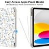 Tech-Protect SmartCase Pen за iPad 10.9 (10/2022) и iPad 11 (11/2025) – пролетни цветя - 5906302363193
