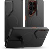 TECH-PROTECT KEVLAR AURA MagSafe кейс за Galaxy S25 Ultra Black/Orange - TECH-PROTECT KEVLAR AURA MagSafe кейс за Galaxy S25 Ultra Black/Orange - 5906302363261