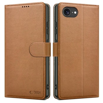 TECH-PROTECT Wallet калъф за iPhone 16E / 17E Brown
