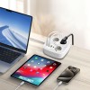 TECH-PROTECT PCS3X4 захранваща лента 200 см, 3 мрежови контакта, 2× USB-A, 2× USB-C, бяла - TECH-PROTECT PCS3X4 захранваща лента 200 см, 3 мрежови контакта, 2× USB-A, 2× USB-C, бяла - 5906302363421