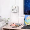 TECH-PROTECT PCS3X4 захранваща лента 200 см, 3 мрежови контакта, 2× USB-A, 2× USB-C, бяла - TECH-PROTECT PCS3X4 захранваща лента 200 см, 3 мрежови контакта, 2× USB-A, 2× USB-C, бяла - 5906302363421