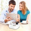 TECH-PROTECT PCS3X4 захранваща лента 200 см, 3 мрежови контакта, 2× USB-A, 2× USB-C, бяла - TECH-PROTECT PCS3X4 захранваща лента 200 см, 3 мрежови контакта, 2× USB-A, 2× USB-C, бяла - 5906302363421
