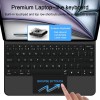 Tech-Protect SmartCase Magnetic + Bluetooth клавиатура за iPad Pro 12.9” (4/5/6 gen 2020-2022) и iPad Air 13” (1/2/3 gen 2024-2026) Black - Tech-Protect SmartCase Magnetic + Bluetooth клавиатура за iPad Pro 12.9” (4/5/6 gen 2020-2022) и iPad Air 13” (1/2/3 gen 2024-2026) Black - 5906302363452