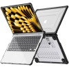 TECH-PROTECT SMARTSHELL PRO за MacBook Air 13 (M2-M5) 2023-2026 Black/Clear - 5906302363551