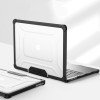 TECH-PROTECT SMARTSHELL PRO за MacBook Air 13 (M2-M5) 2023-2026 Black/Clear - 5906302363551