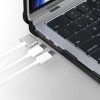 TECH-PROTECT SMARTSHELL PRO за MacBook Air 13 (M2-M5) 2023-2026 Black/Clear - 5906302363551