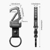 TECH-PROTECT SLIDELOCK карабинер за ключове Gunmetal - 5906302363582