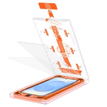 Tech-Protect Quick Set+ Темперирано стъкло 9H, 2 броя за Samsung Galaxy S24 / S25 (прозрачно) Tech-Protect Quick Set+ Темперирано стъкло 9H, 2 броя за Samsung Galaxy S24 / S25 (прозрачно)