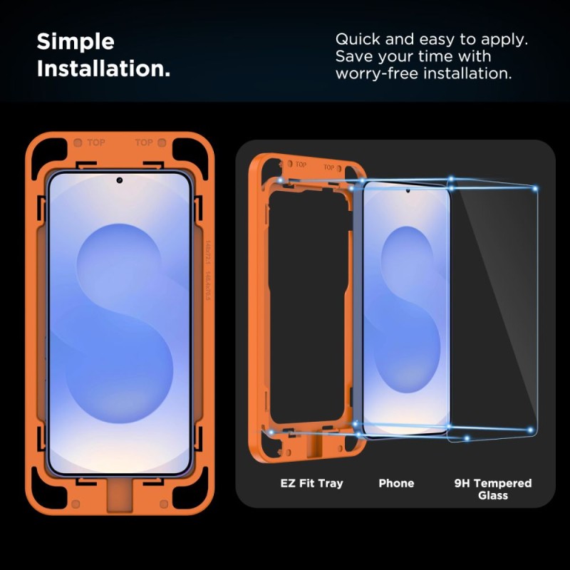 Tech-Protect Quick Set+ закалено стъкло 9H за Samsung Galaxy S24+ / S25+ PLUS (2 бр.) Clear - 5906302363629