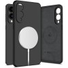 TECH-PROTECT Liquid Silicone MagSafe за Galaxy S25 Edge Black - 5906302363681
