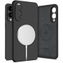 TECH-PROTECT Liquid Silicone MagSafe за Galaxy S25 Edge Black
