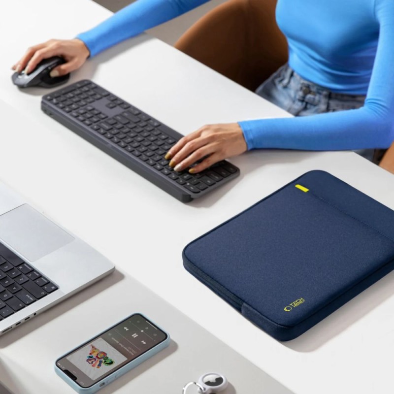 TECH-PROTECT Defender калъф за лаптоп 15-16 инча Navy Blue - TECH-PROTECT Defender калъф за лаптоп 15-16 инча Navy Blue - 5906302363780