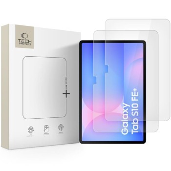 Tech-Protect Glass Fit+ 2 броя закалено стъкло за Galaxy Tab S10 FE+ Plus 13.1 (X620 / X626B) прозрачно
