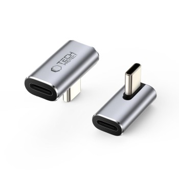 Tech-Protect UltraBoost AA03 ъглов адаптер USB-C (сив)