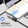 Tech-Protect UltraBoost AA03 ъглов адаптер USB-C (сив) - 5906302367986