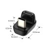 Tech-Protect UltraBoost AA04 ъглов адаптер USB-C (черен) - 5906302367993