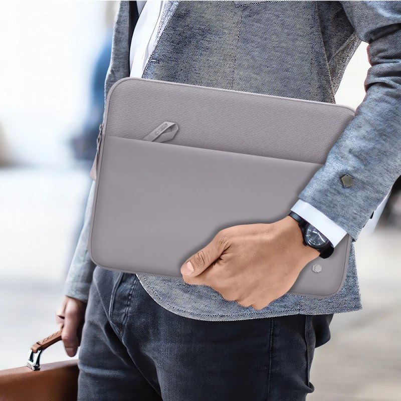 Tech-Protect Sleeve за лаптоп 13-14 Crayon Grey - Tech-Protect Sleeve за лаптоп 13-14 Crayon Grey - 5906302368037
