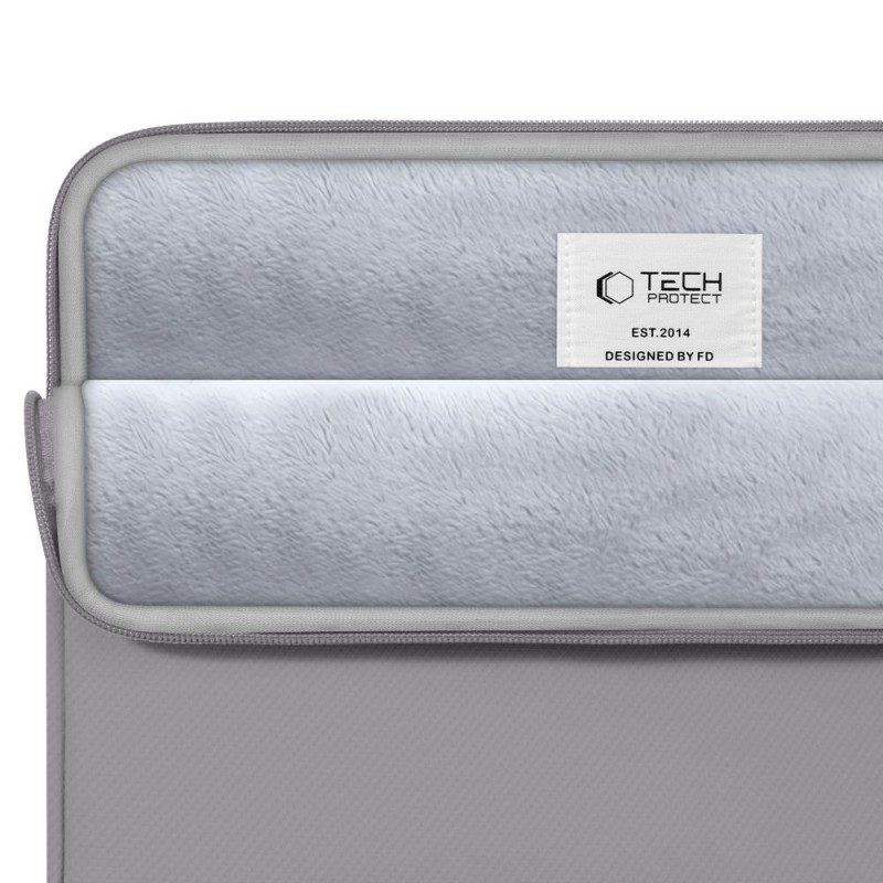 Tech-Protect Sleeve за лаптоп 13-14 Crayon Grey - Tech-Protect Sleeve за лаптоп 13-14 Crayon Grey - 5906302368037