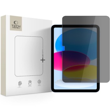 Tech-Protect Anti Spy Glass Pro+ Privacy стъкло за iPad 10.9” (10/2022) / 11” (11/2025)