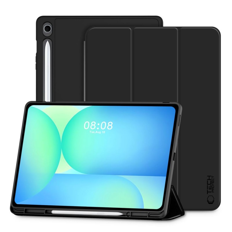 TECH-PROTECT SC Pen SmartCase за Galaxy Tab S10 FE+ Plus 13.1 (X620/X626B) Черен - TECH-PROTECT SC Pen SmartCase за Galaxy Tab S10 FE+ Plus 13.1 (X620/X626B) Черен - 5906302368242