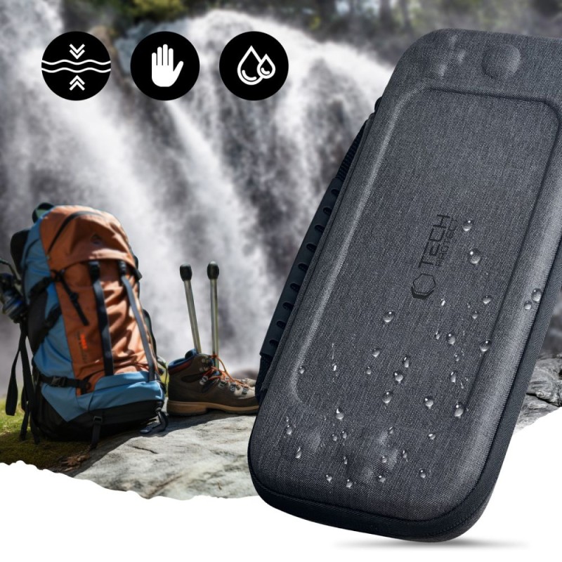 TECH-PROTECT Hardpouch за Nintendo Switch 2 тъмносиво - TECH-PROTECT Hardpouch за Nintendo Switch 2 тъмносиво - 5906302368419