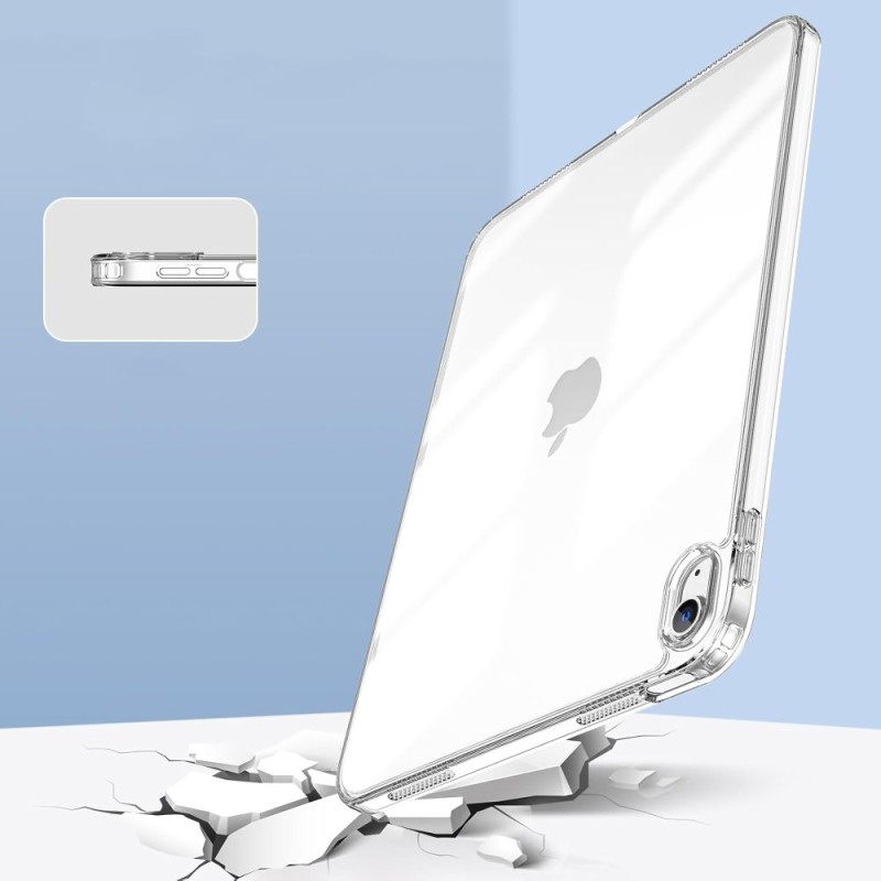TECH-PROTECT FLEXAIR HYBRID Калъф за iPad 10.9” (10/2022) / iPad 11” (11/2025) CLEAR - TECH-PROTECT FLEXAIR HYBRID Калъф за iPad 10.9” (10/2022) / iPad 11” (11/2025) CLEAR - 5906302368433