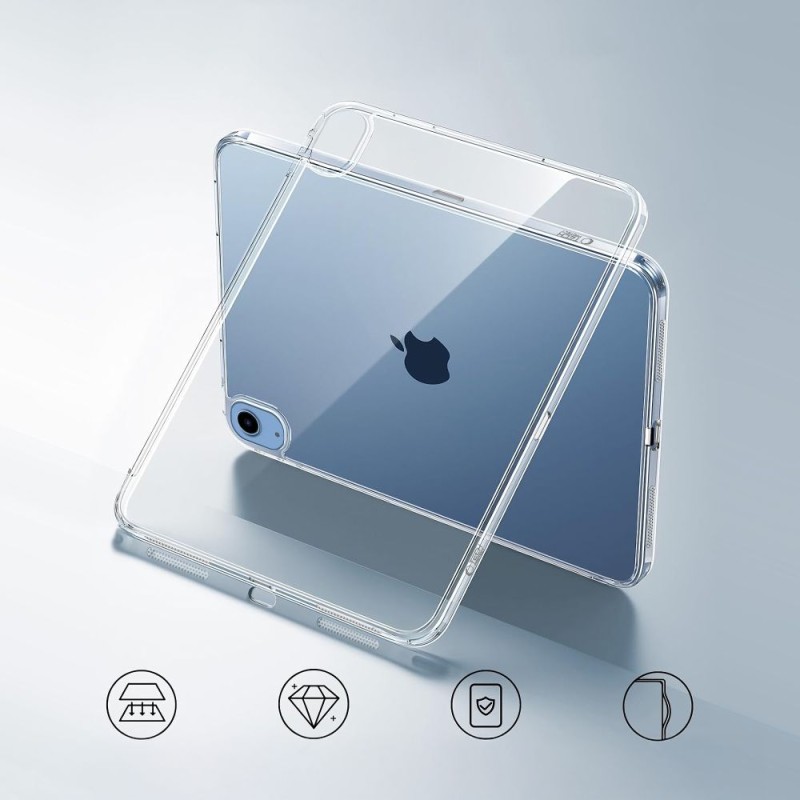 TECH-PROTECT FLEXAIR HYBRID Калъф за iPad 10.9” (10/2022) / iPad 11” (11/2025) CLEAR - TECH-PROTECT FLEXAIR HYBRID Калъф за iPad 10.9” (10/2022) / iPad 11” (11/2025) CLEAR - 5906302368433
