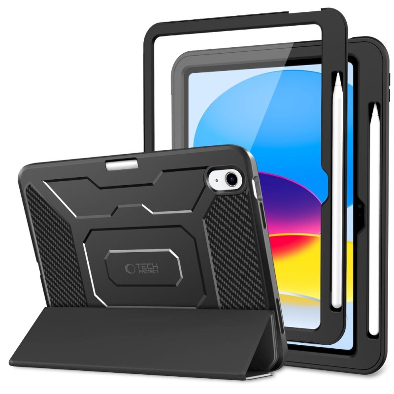 TECH-PROTECT ENDURANCE кейс за iPad 10.9” (10/2022) и iPad 11” (11/2025) BLACK - TECH-PROTECT ENDURANCE кейс за iPad 10.9” (10/2022) и iPad 11” (11/2025) BLACK - 5906302368440