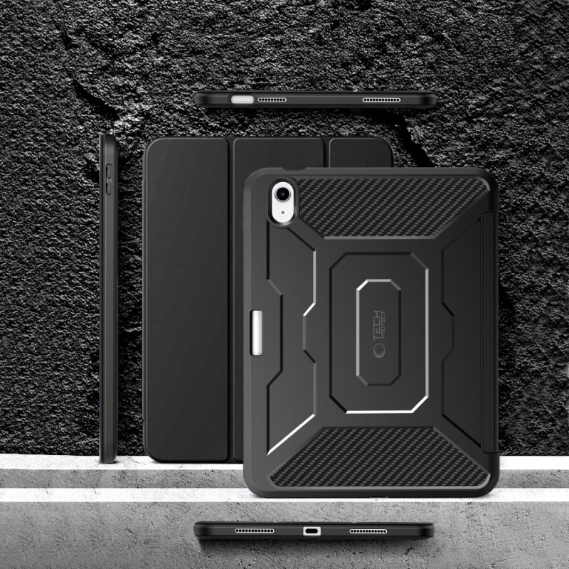 TECH-PROTECT ENDURANCE кейс за iPad 10.9” (10/2022) и iPad 11” (11/2025) BLACK - TECH-PROTECT ENDURANCE кейс за iPad 10.9” (10/2022) и iPad 11” (11/2025) BLACK - 5906302368440