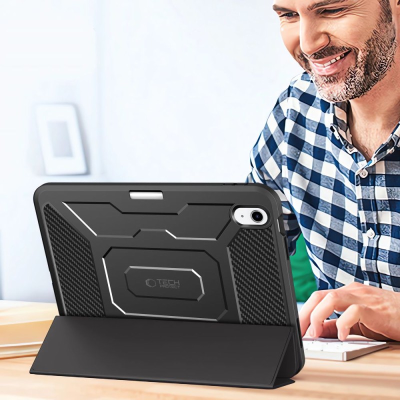 TECH-PROTECT ENDURANCE кейс за iPad 10.9” (10/2022) и iPad 11” (11/2025) BLACK - TECH-PROTECT ENDURANCE кейс за iPad 10.9” (10/2022) и iPad 11” (11/2025) BLACK - 5906302368440
