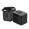 TECH-PROTECT TA200 Travel Adapter EU/UK/US/AU BLACK - 5906302368617
