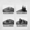 TECH-PROTECT TA200 Travel Adapter EU/UK/US/AU BLACK - 5906302368617