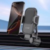 TECH-PROTECT V8 Универсална въртяща се стойка за телефон за автомобил – черна - TECH-PROTECT V8 Универсална въртяща се стойка за телефон за автомобил – черна - 5906302368631