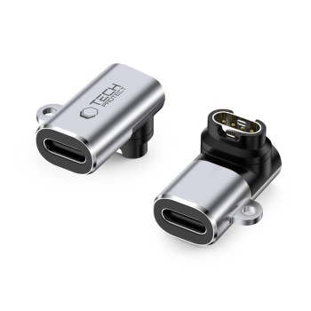 Tech-Protect UltraBoost адаптер Type-C към часовници Garmin, сив