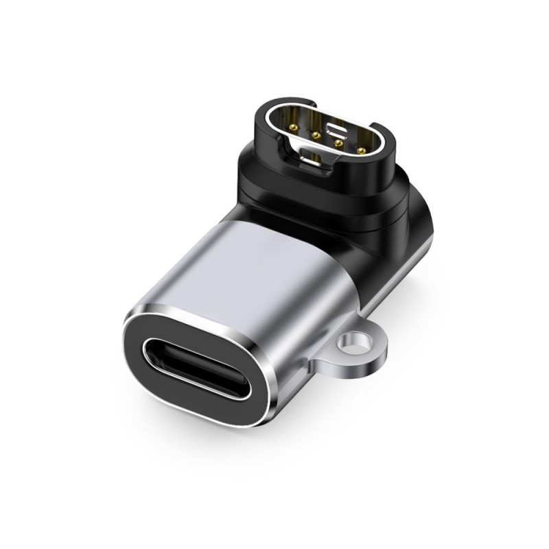 Tech-Protect UltraBoost адаптер Type-C към часовници Garmin, сив - Tech-Protect UltraBoost адаптер Type-C към часовници Garmin, сив - 5906302368709