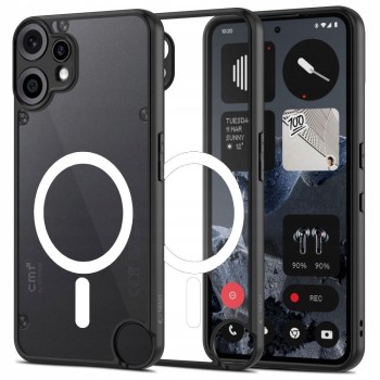 TECH-PROTECT Magmat Magsafe калъф за Nothing CMF Phone 2 Pro Black/Clear