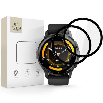 Tech-Protect Glass Flex+ хибридно стъкло за Garmin Venu 3 (2 бр.) Black