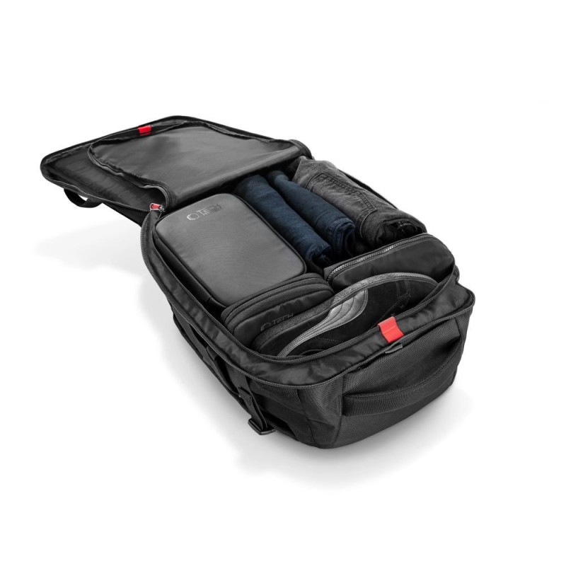 Tech-Protect Defender S40 куфарна раница за лаптоп 20L, Ryanair & Wizz Air кабина 40x20x25 см, черна - 5906302368792