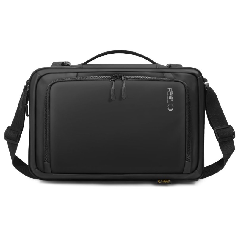 Tech-Protect Defender S50 раница за лаптоп Ryanair & Wizz Air, 20L, 40x20x25 см, черна - 5906302368808