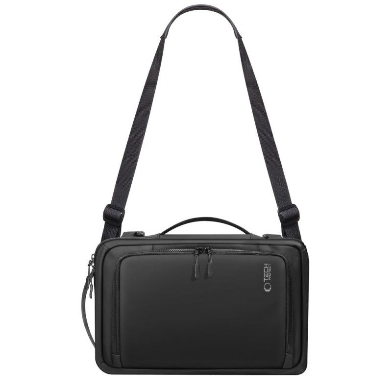 Tech-Protect Defender S50 раница за лаптоп Ryanair & Wizz Air, 20L, 40x20x25 см, черна - 5906302368808