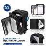 Tech-Protect Defender S50 раница за лаптоп Ryanair & Wizz Air, 20L, 40x20x25 см, черна - 5906302368808