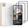 Tech-Protect Glass Fit+ закалено стъкло за Motorola Moto G56 5G (2 бр., черно) - 5906302368969