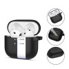 TECH-PROTECT Силиконов калъф с кука за Apple AirPods 4 Черен - 5906302370047