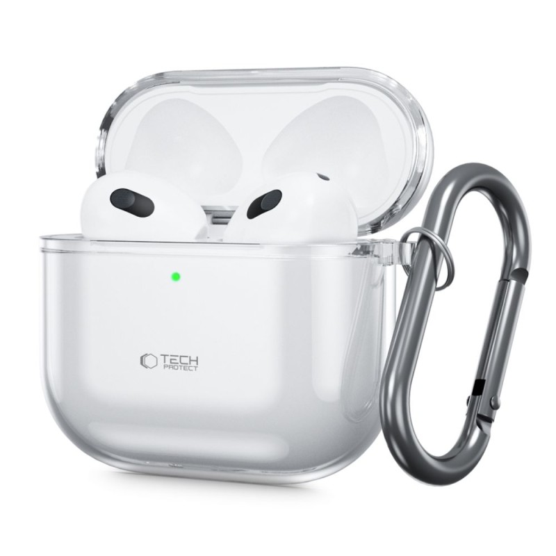 Tech-Protect FlexAir за Apple AirPods 4 Clear (прозрачен) - 5906302370092