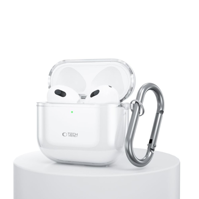Tech-Protect FlexAir за Apple AirPods 4 Clear (прозрачен) - 5906302370092