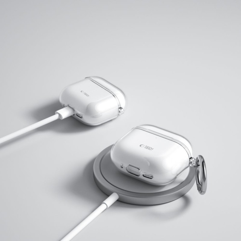 Tech-Protect FlexAir за Apple AirPods 4 Clear (прозрачен) - 5906302370092